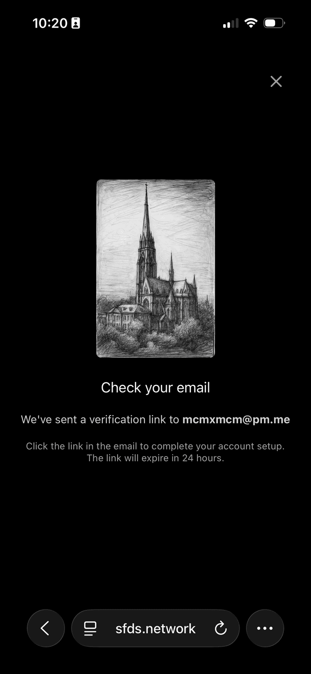 Login flow on mobile (2 of 6)