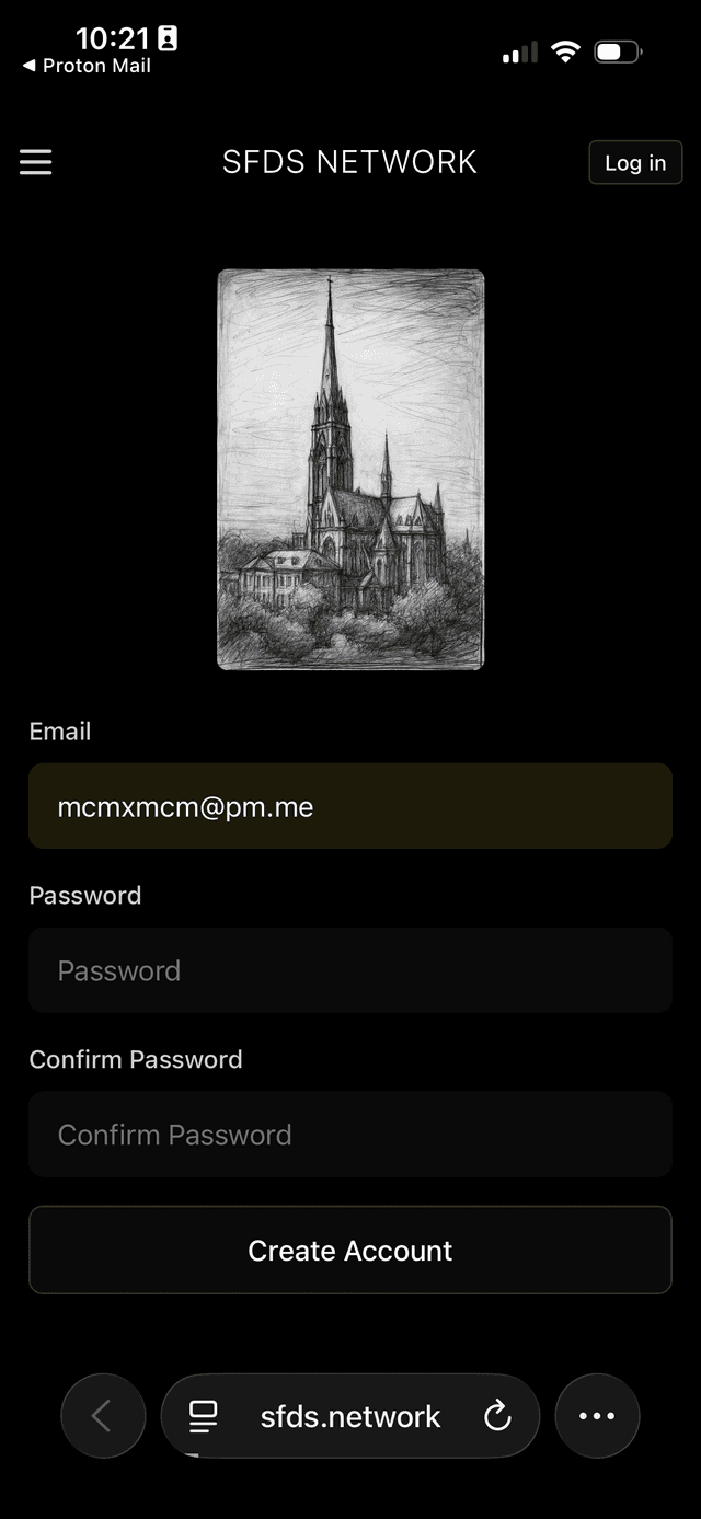 Login flow on mobile (4 of 6)